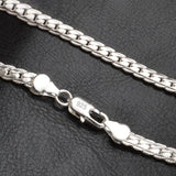 SILVER SIDEWAYS CHAIN