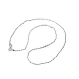 SILVER TWIST ROPE CHAIN